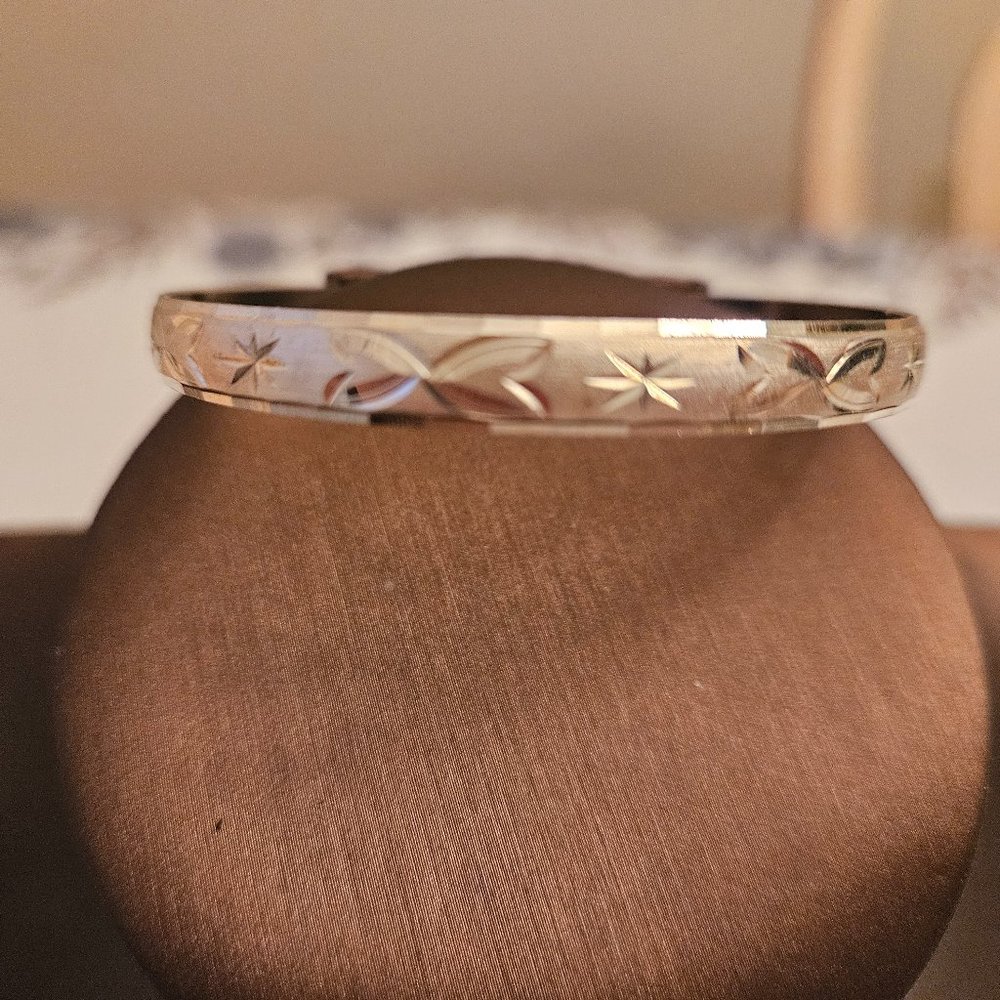 Vintage Sterling Silver Bangle Bracelet